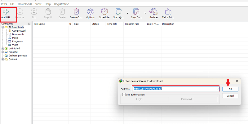 Internet Download Manager (IDM)