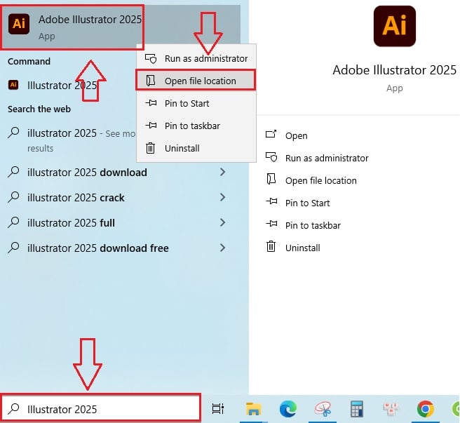 tai adobe illustrator 2025 22