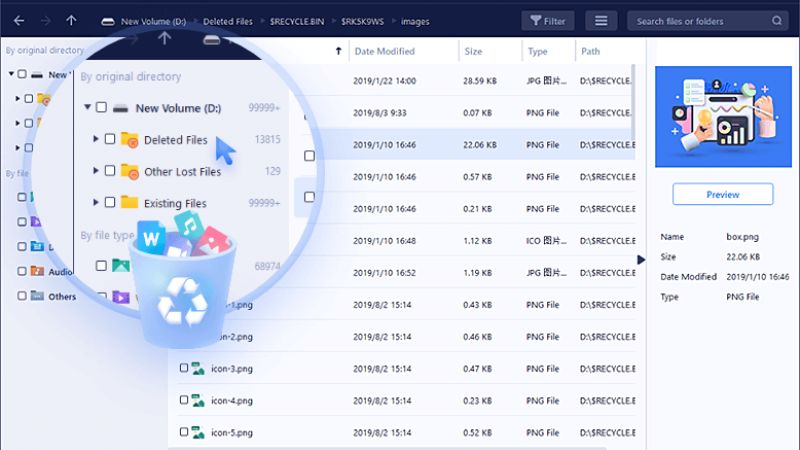 EaseUS Data Recovery Wizard Pro giúp khôi phục dữ liệu bị xóa, format nhầm hoặc mất do lỗi hệ thống trên Windows và macOS 