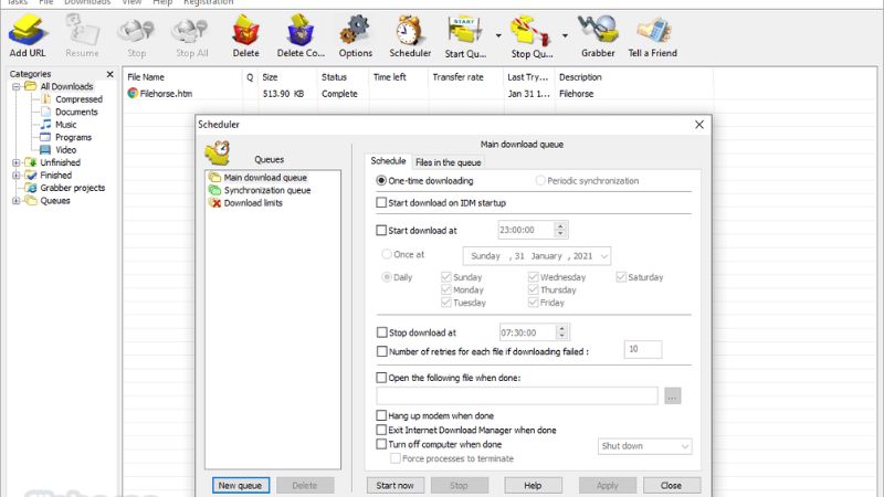 IDM 6.42 full crack giúp tăng tốc tải file, hỗ trợ tạm dừng và tiếp tục, bắt link tự động từ trình duyệt, quản lý download nhanh và ổn định