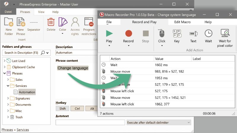 Macro Recorder giúp ghi và tự động lặp lại thao tác chuột, bàn phím trên máy tính, tối ưu thời gian và nâng cao hiệu suất làm việc.
