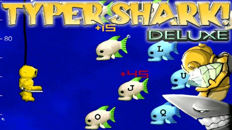 Typer Shark Deluxe là game luyện gõ phím kết hợp giải trí dưới đại dương